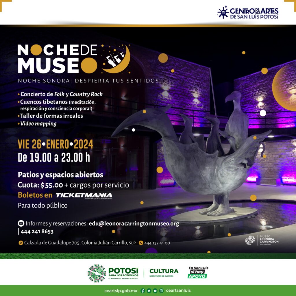 Te Esperamos A La Primer NOCHE DE MUSEO Del 2024 En El Museo Leonora